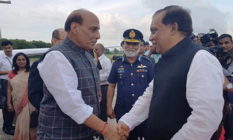 ভারতের স্বরাষ্ট্রমন্ত্রী রাজনাথ সিং তিন দিনের সফরে ঢাকায়