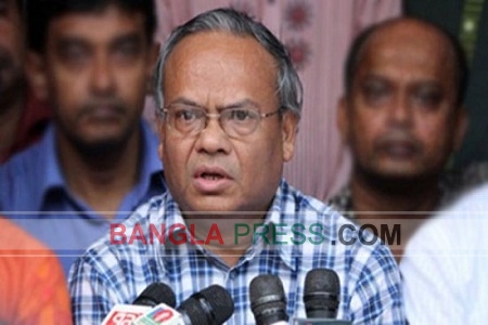 সংবাদ সম্মেলনে রিজভী: ওবায়দুল কাদের গাজীপুরের মতো ভোট কারচুপির আভাস দিয়েছেন