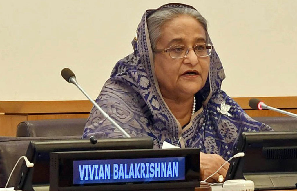 জাতিসংঘ শান্তিরক্ষীদের মর্যাদা বাড়ানোর আহবান প্রধানমন্ত্রীর