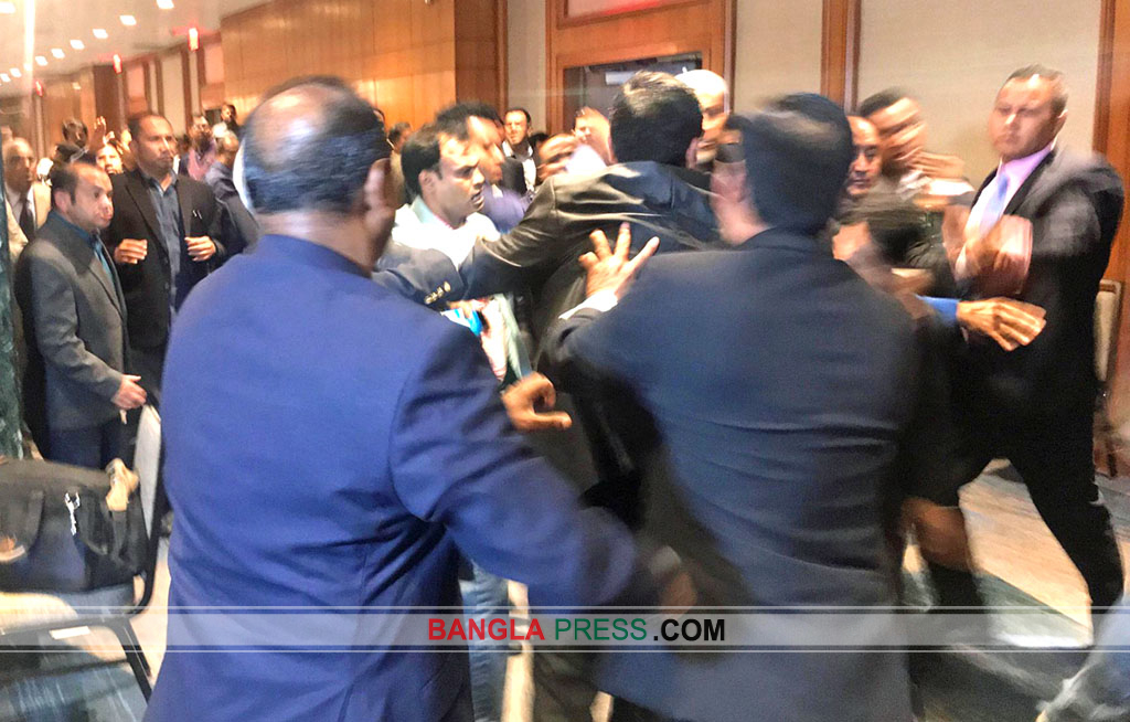 শেখ হাসিনার সংবর্ধনা সভায় ‘নো মোর সিদ্দিক’ শ্লোগান ও মারামারি