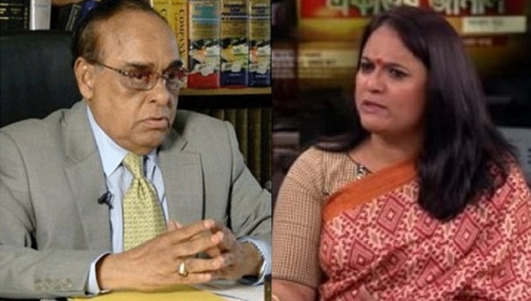 ব্যারিস্টার মইনুল হোসেনের বিরুদ্ধে মাসুদা ভাট্টির মানহানির মামলা