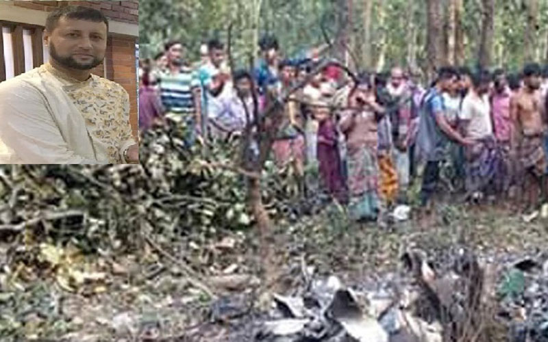 টাঙ্গাইলে প্রশিক্ষণের সময় জেট ফাইটার বিধ্বস্ত, পাইলট নিহত
