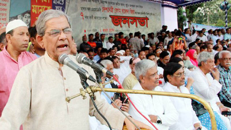 দাবি না মানলে নির্বাচন হতে দেয়া হবে না : ফখরুল