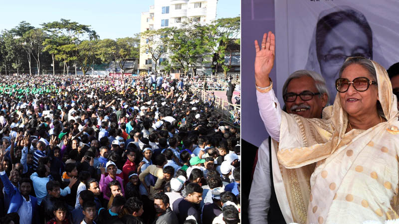 আবারো ক্ষমতায় এলে মানুষের ভাগ্য গড়ে দেব : প্রধানমন্ত্রী