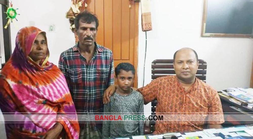 মাদকসেবী শিশুর লেখাপড়ার দায়িত্ব নিলেন বোয়ালমারী থানার ওসি শামীম হাসান