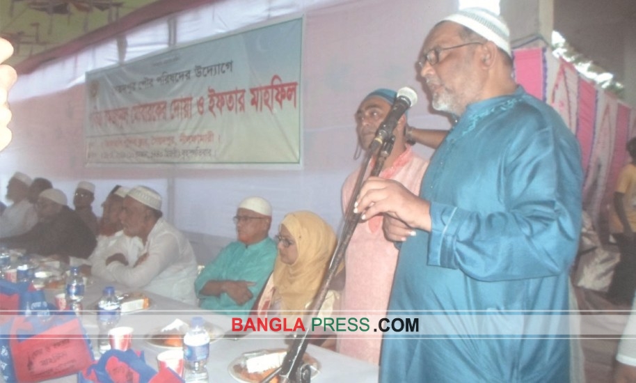 সৈয়দপুর পৌর পরিষদের ইফতার ও দোয়া মাহফিল
