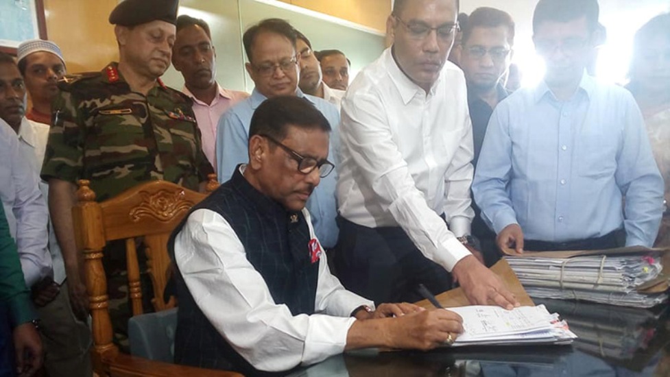 নিজ দপ্তরে ফিরে ‘দ্বিতীয় ইনিংস’ শুরুর ঘোষণা কাদেরের