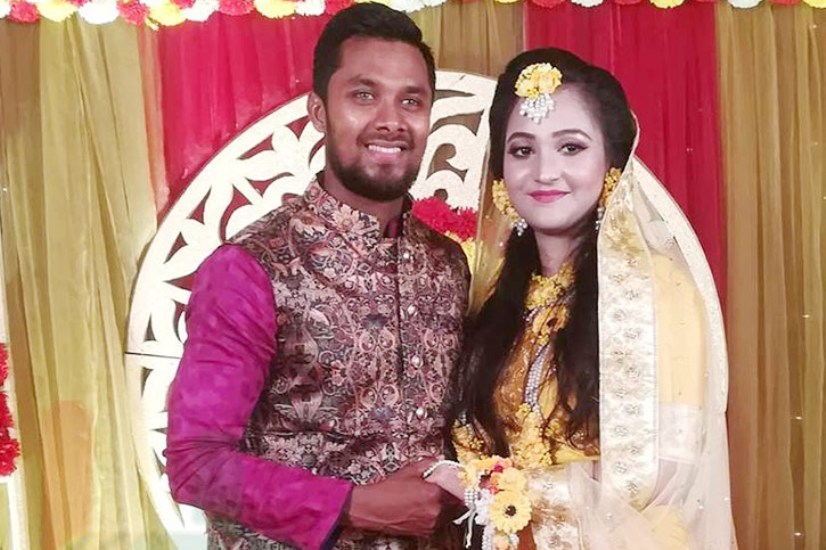 ক্রিকেটার সাব্বিরের জমকালো হলুদ অনুষ্ঠান