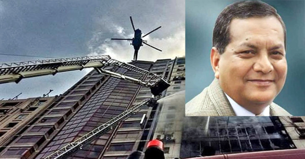 এফআর টাওয়ারে অগ্নিকাণ্ড: বিএনপি নেতা তাসভির গ্রেফতার