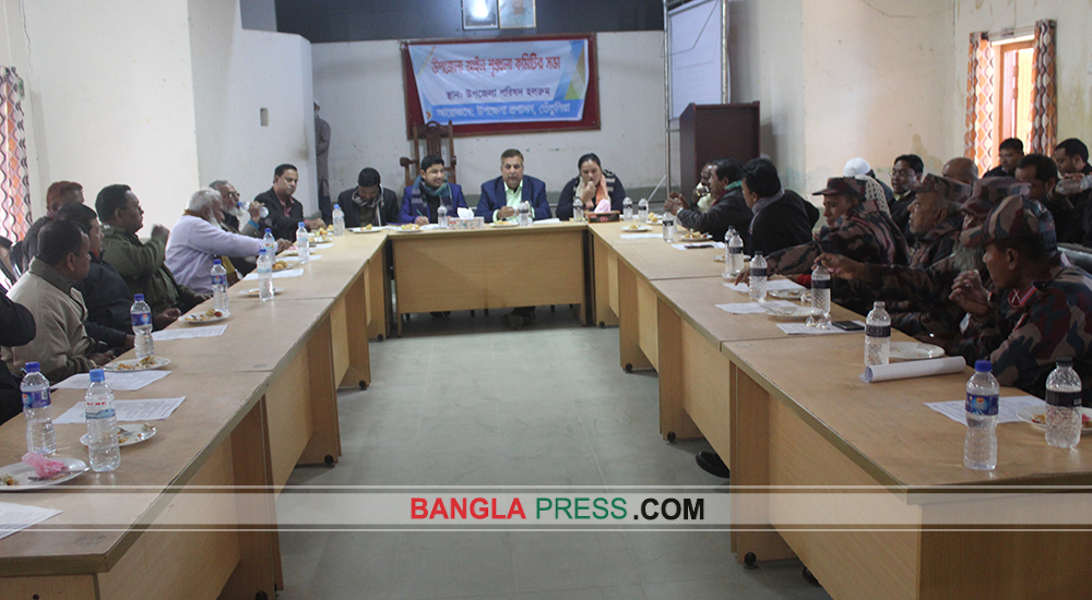 তেঁতুলিয়া উপজেলায় মাসিক আইন শৃঙ্খলা সভা অনুষ্ঠিত