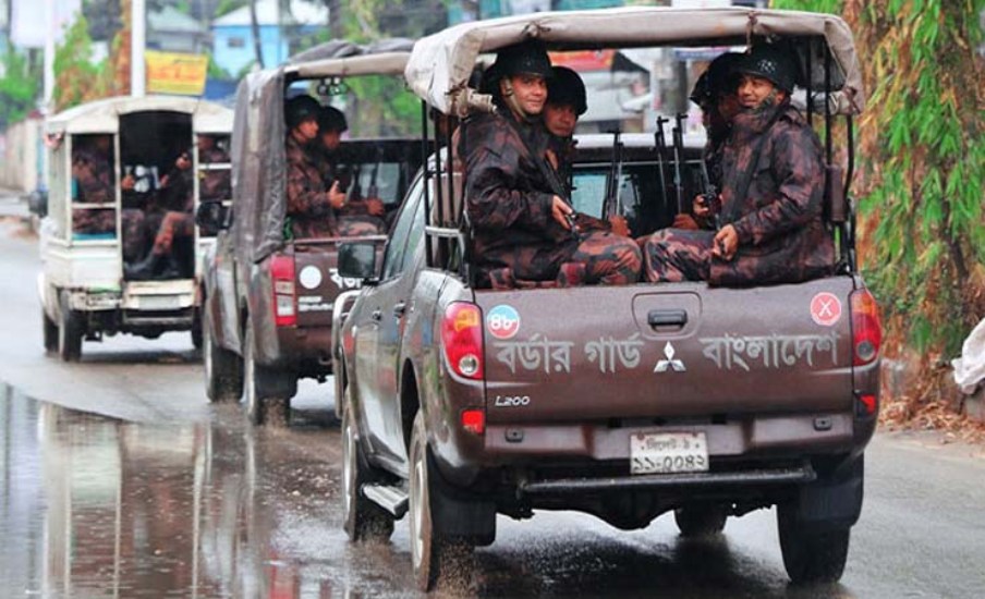 রাজধানীতে ৬৫ প্লাটুন বিজিবি মোতায়েন