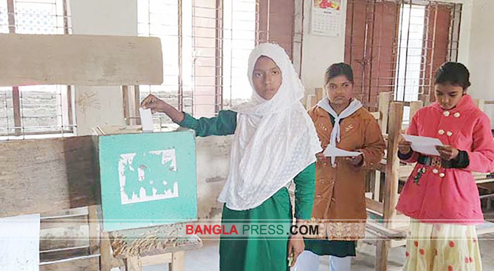উলিপুরে স্টুডেন্ট কে‌বি‌নেট নির্বাচন