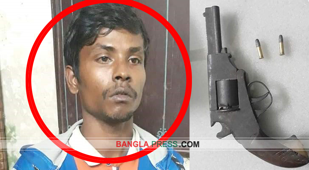 গৌরীপুরে বিদেশী রিভলবারসহ যুবক গ্রেফতার