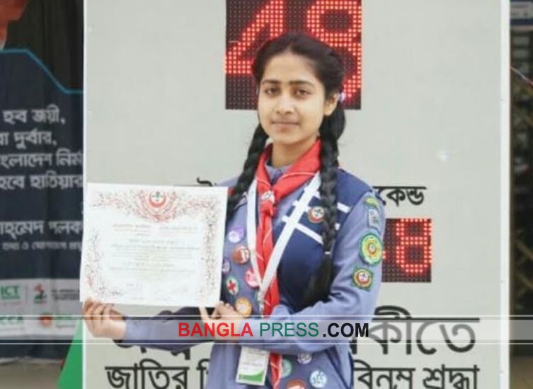 দেবীগঞ্জের মেয়ে কাকলীর রাষ্ট্রপতি অ্যাওয়ার্ড অর্জন