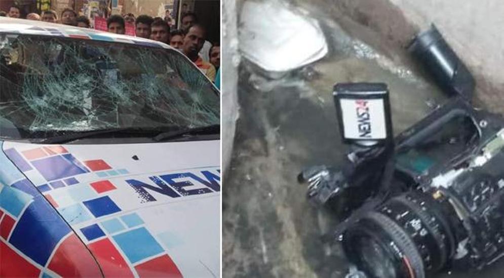 নয়াবাজারে হামলায় গুরুতর আহত ২ সাংবাদিক