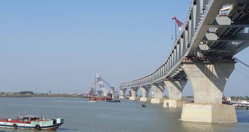 আজ পদ্মাসেতুতে বসানো হবে ২৮তম স্প্যান