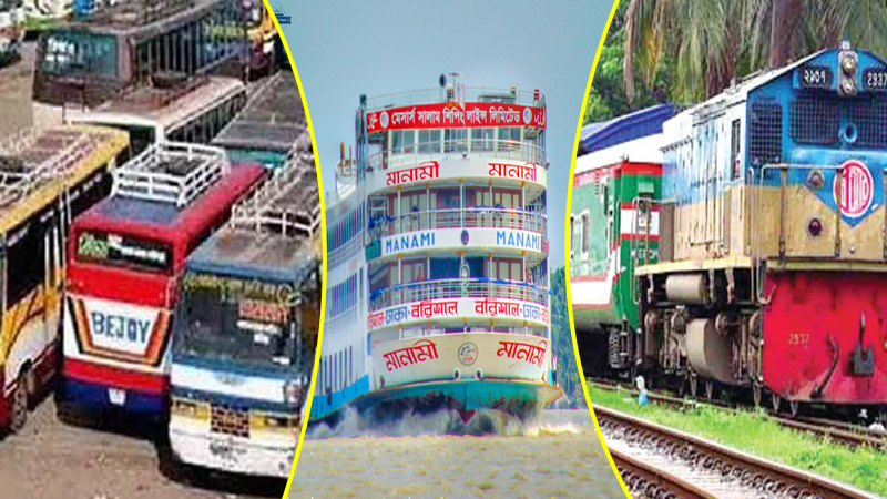আজ থেকে ঢাকার সাথে ৭ জেলার সকল গণপরিবহণ বন্ধ