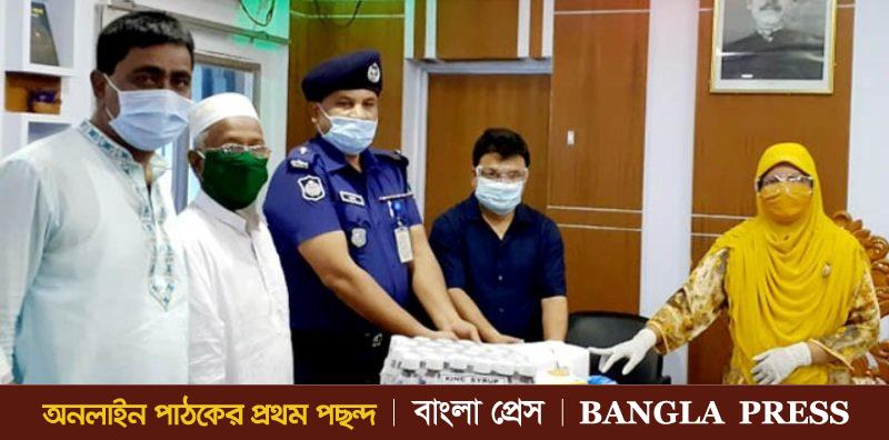 ধুনটে পুলিশকে সুরক্ষা সরঞ্জামাদি ও ঔষধ দিল উপজেলা প্রশাসন