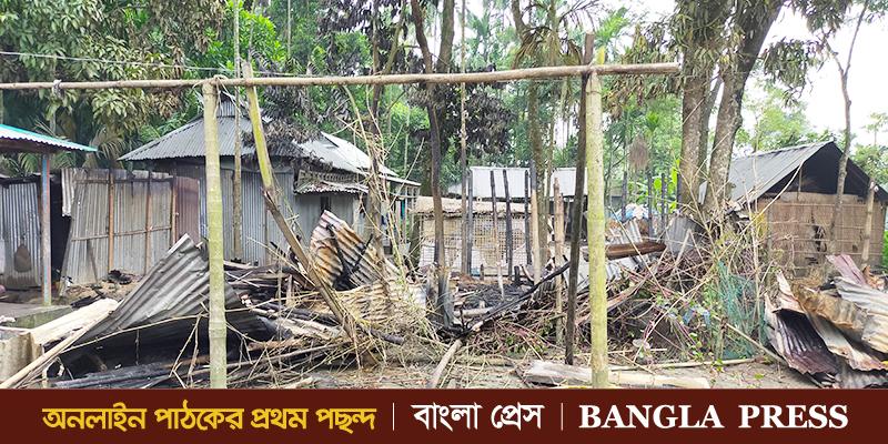 গৌরীপুরে অগ্নিকান্ডে কৃষকের ৩ লাখ টাকার ক্ষতি