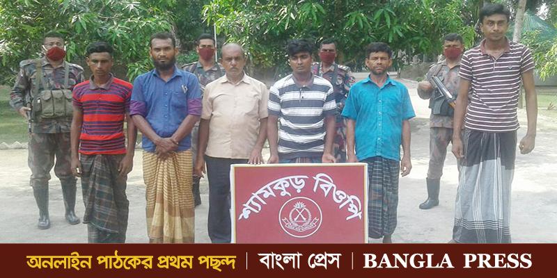 মহেশপুর সীমান্তে ভারতে যাওয়ার পথে ৪ দালালসহ আটক ৬