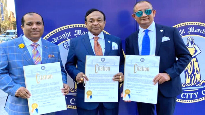 নিউইয়র্কে করোনা পুরস্কার পেলেন তিন বাংলাদেশি