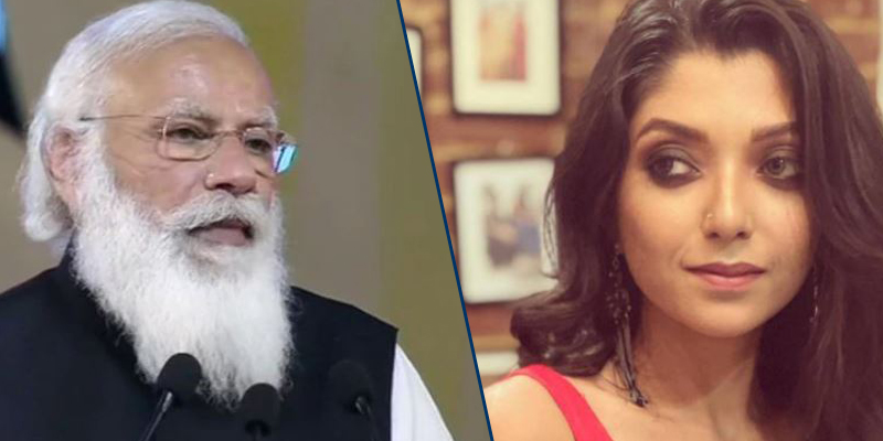 চুল দাঁড়িতে রবীন্দ্রনাথ হতে চায় মোদী : দেবলীনা