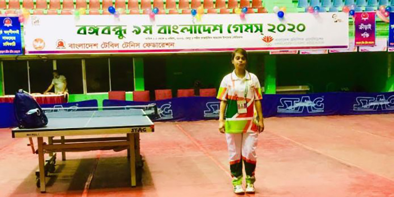 টেবিল টেনিস নিয়ে তামান্না সুলতানার স্বপ্ন
