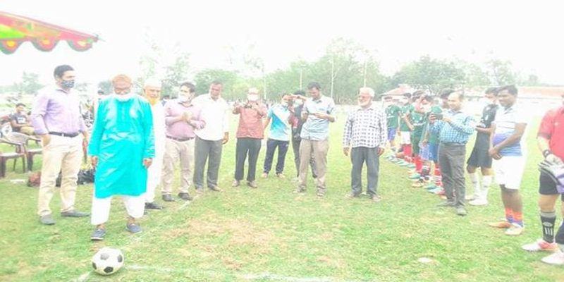 দেবীগঞ্জে বঙ্গবন্ধু জাতীয় গোল্ডকাপ ফুটবল টুর্ণামেন্ট উদ্বোধন