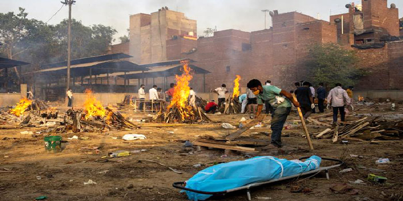 গত ২৪ ঘন্টায় ভারতে ৩ হাজার ৪শ’ ১৭ জনের মৃত্যু