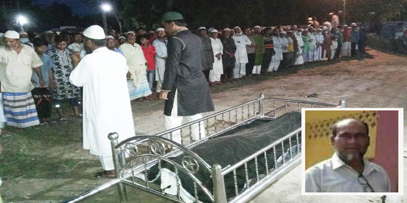ডোমারে গোমনাতী সপ্রাবি’র প্রধান শিক্ষক দুলু’র জানাজা সম্পন্ন