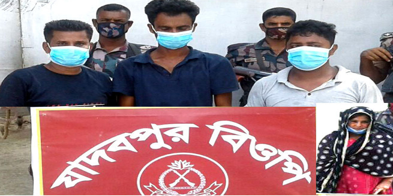 অবৈধভাবে পরাপারের সময় মহেশপুর সীমান্ত থেকে ৬ জন আটক