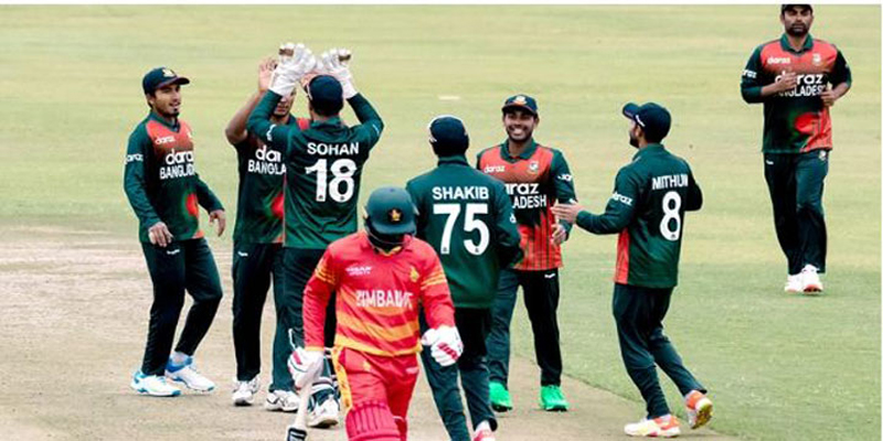 লিটনের সেঞ্চুরি ও সাকিবের ঘূর্ণিতে টাইগারদের বিশাল জয়