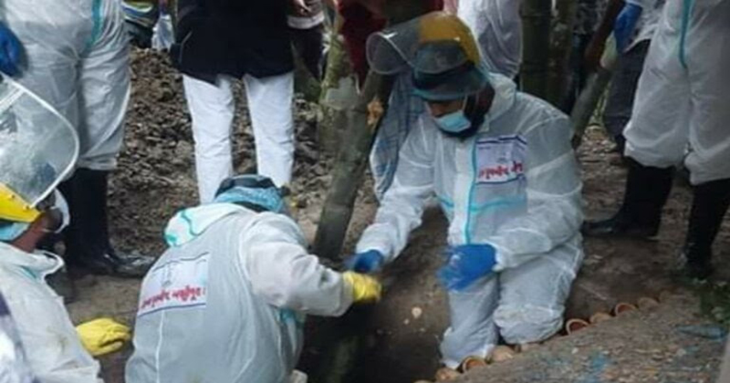 লক্ষ্মীপুরে করোনা উপসর্গে মৃত ব্যাক্তির লাশ দাফন করলো যুবলীগ