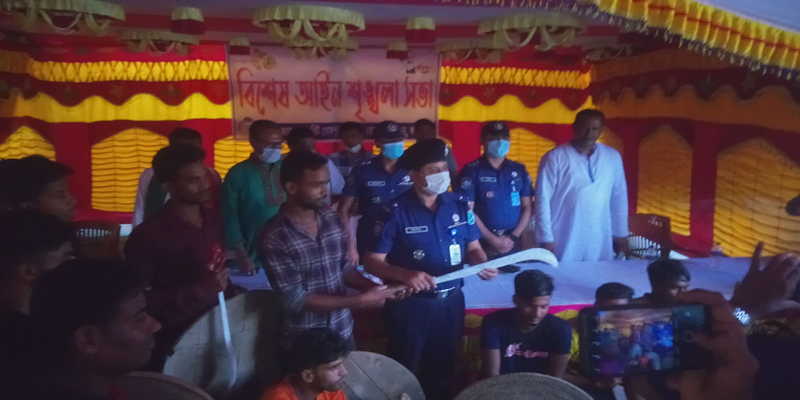 কাইজা দাঙ্গা হাঙ্গামা করে ভালো মানুষ হওয়া যায় না, ব্যক্তি আচরণে সেটা প্রমানিত- পুলিশ সুপার