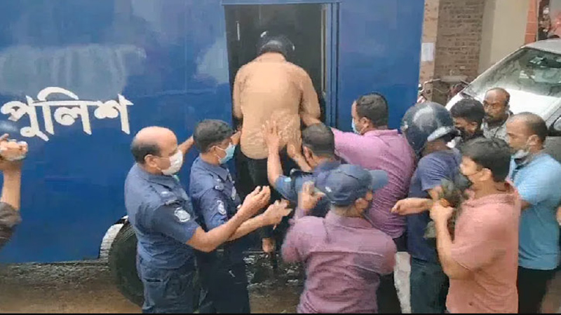 দিনাজপুরে মা-ছেলেকে অপহরণ মামলা: সিআইডির এএসপিসহ ৫ জন কারাগারে