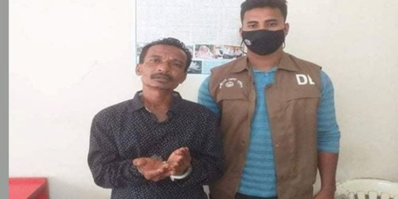 লক্ষ্মীপুরে দশ মামলার আসামী গাঁজাসহ গ্রেফতার
