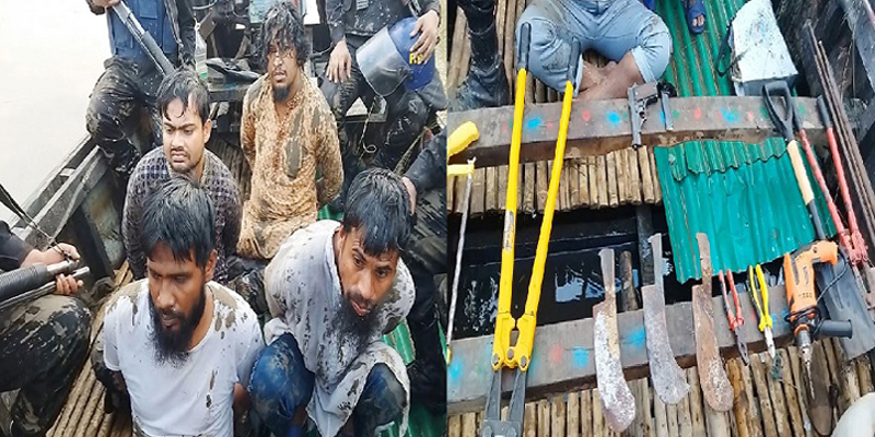 ময়মনসিংহে র‍্যাবের সঙ্গে জঙ্গিদের গোলাগুলি, অস্ত্রসহ আটক ৪
