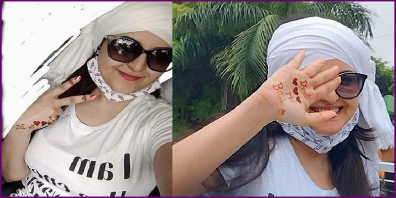 কেন লিখলেন ‘ডোন্ট লাভ মি বিচ’ জানালেন পরীমনি