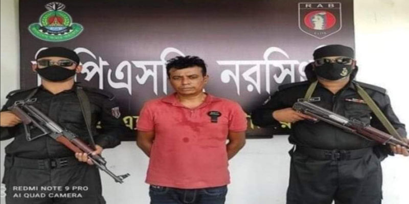 পলাশে র‌্যাবের হাতে দেশীয় অস্ত্রসহ ১জন সন্ত্রাসী গ্রেফতার
