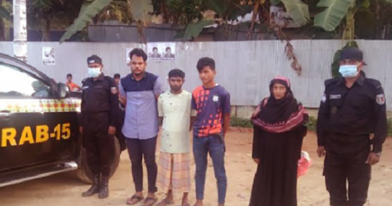 কক্সবাজারে সাড়ে তিন লাখ পিস ইয়াবা সহ ৪ মাদক কারবারি গ্রেফতার