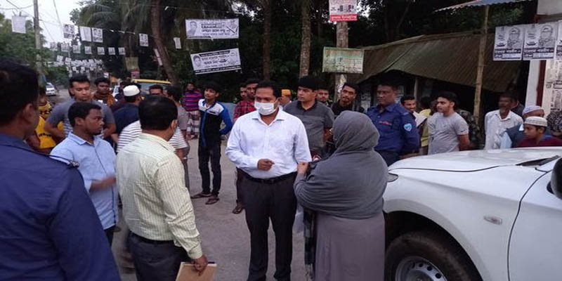 আচরণবিধি লঙ্ঘনের দায়ে চেয়ারম্যান প্রার্থীকে ১০ হাজার টাকা জরিমানা