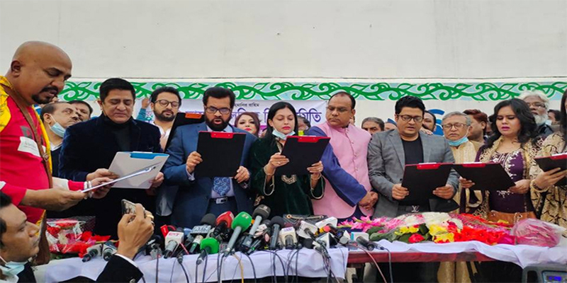 শপথ নিলেন ইলিয়াস কাঞ্চন ও নিপুণ
