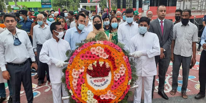 ঝিনাইদহে বর্ণাঢ্য আয়োজনে মহান স্বাধীনতা দিবস পালিত