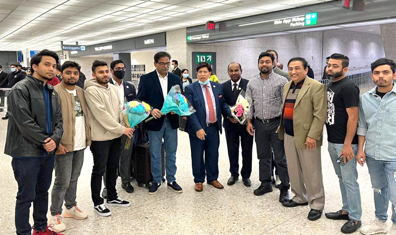 কূটনৈতিক সম্পর্ক উদযাপনে যোগ দিতে ওয়াশিংটন ডিসিতে পৌঁছালেন পররাষ্ট্রমন্ত্রী