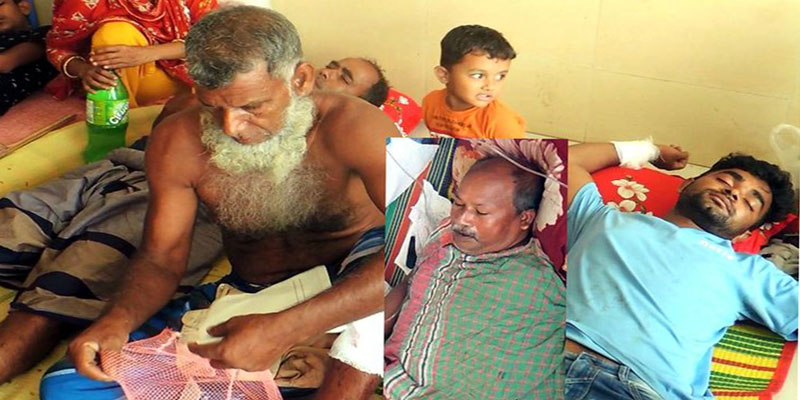 শৈলকুপায় জমি নিয়ে বিরোধ সংঘর্ষে ১৫ জন আহত