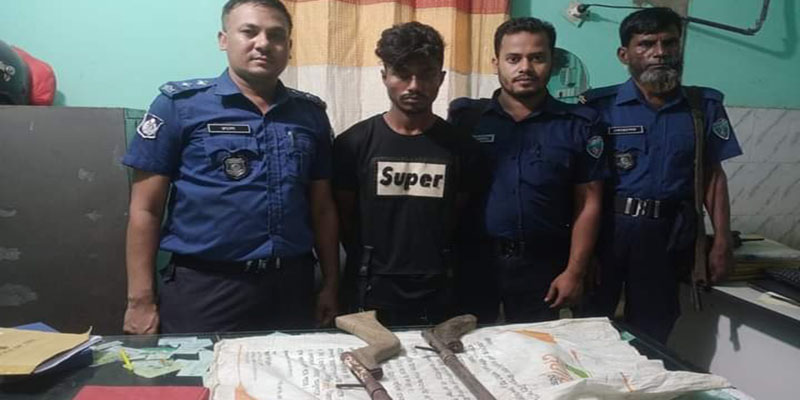 নোয়াখালীতে আগ্নেয়াস্ত্রসহ যুবক আটক