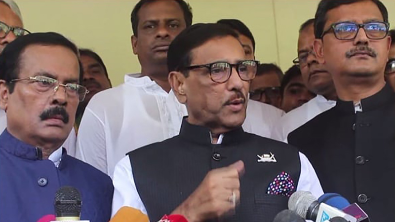 শেখ হাসিনার কিছু হলে আ.লীগ ঘরে বসে আঙুল চুষবে না : কাদের