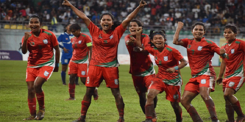 নেপালকে হারিয়ে ইতিহাস গড়ল বাংলাদেশের মেয়েরা