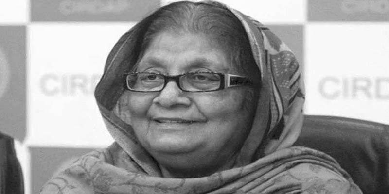 বনানী কবরস্থানে চিরনিদ্রায় শায়িত সাজেদা চৌধুরী