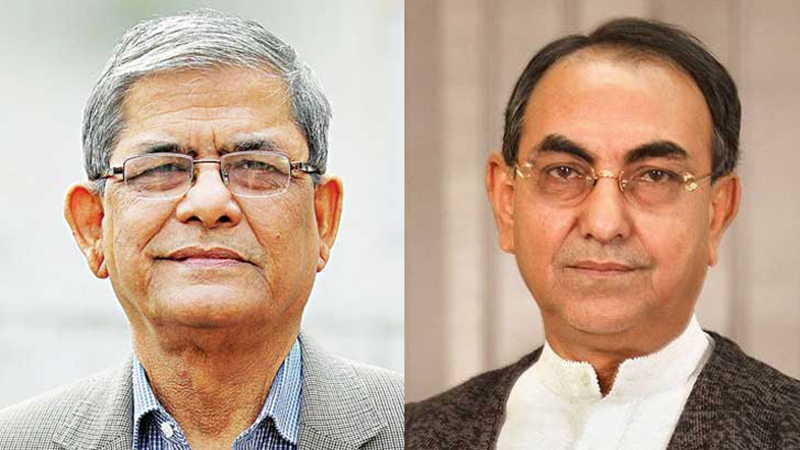 শুনানি শেষে মির্জা ফখরুল ও মির্জা আব্বাস কারাগারে